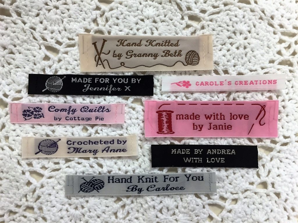 Woven Sewing Labels for Handmade Items