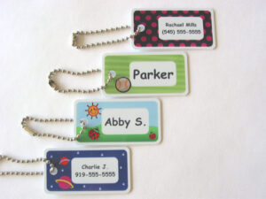 Name tags for kids personalized