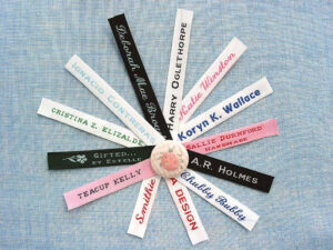 Custom embroidered labels