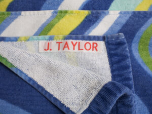 embroidered sew in labels
