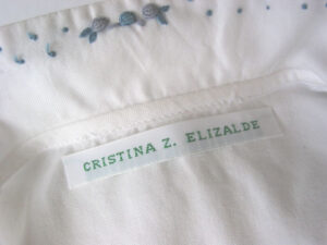 Personalized sewing labels