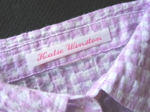sewing labels personalized