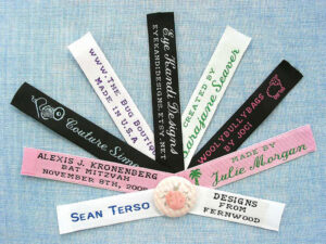 48 color iron-on name labels for clothes