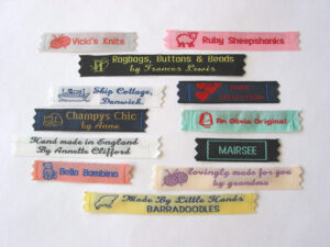 Custom Sewing Labels  Personalized Woven Labels for Handmade Items