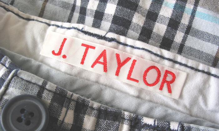Sew On Labels | Personalized Fabric Labels for Clothes | Fully Woven