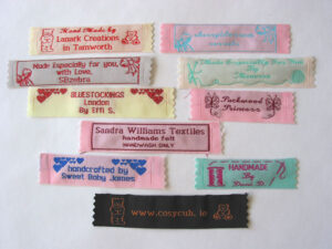 Custom Woven Labels, Personalized Sew On Labels